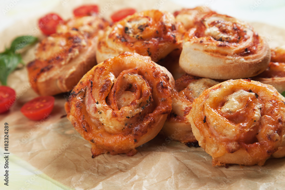 Home made pizza rolls Home made pizza rolls