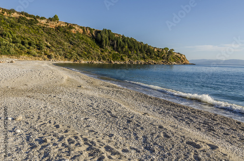 bahia and beach of lourdata on the island of kefalonia photo