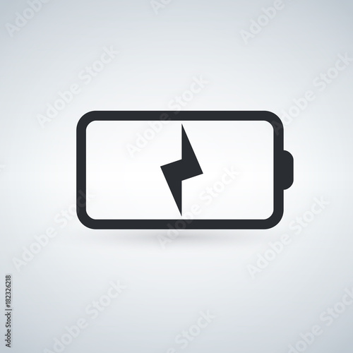 Battery Charging vector icon