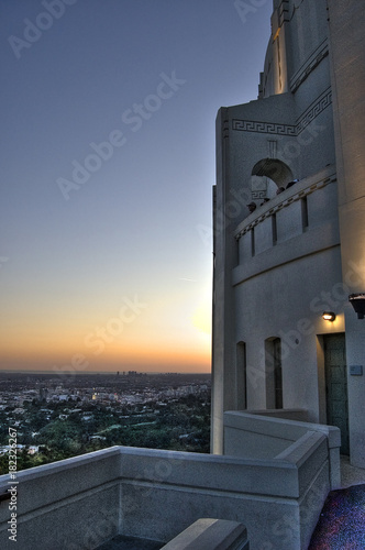 Griffith Observatory at sunset