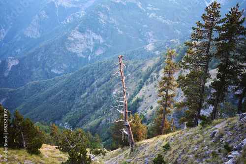 mountain landscape in the teth of Albania