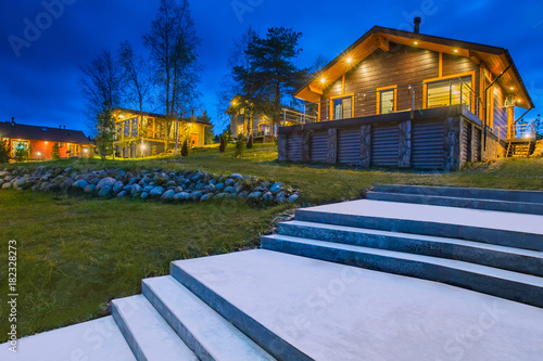 Cottage settlement outside ...
