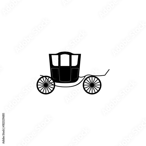 silhouette Carriage icon