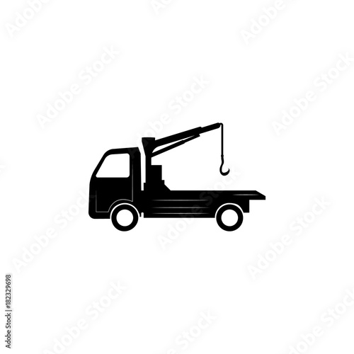 silhouette Tow Truck icon