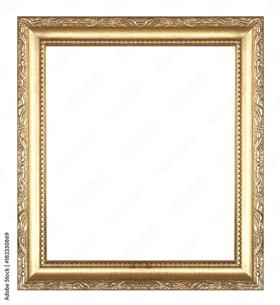 Golden wood frame
