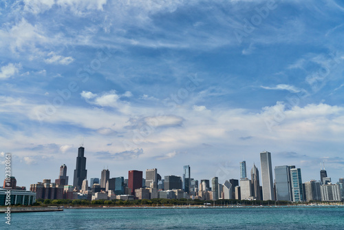 Chicago waterfront skyline