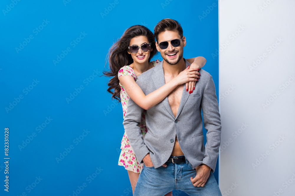 Fashionable picture of young people Fashionable picture of young people