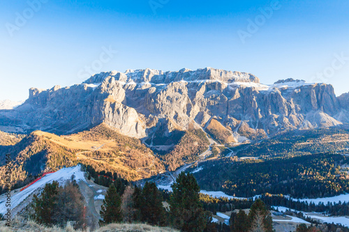 Sella mountain group Italian Dolomites