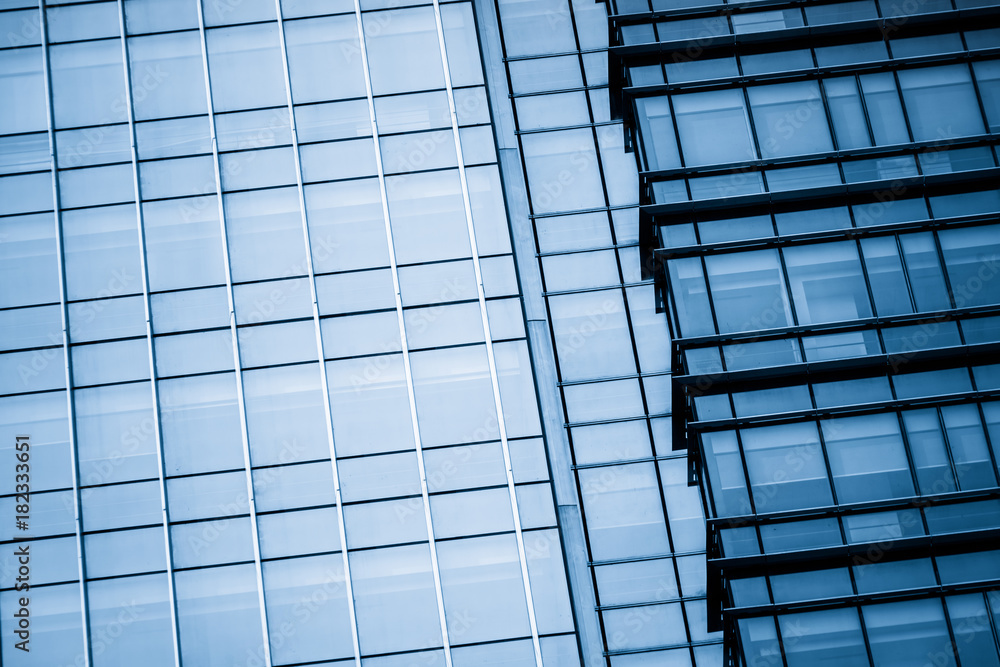 detail shot of modern business buildings in city detail shot of modern business buildings in city