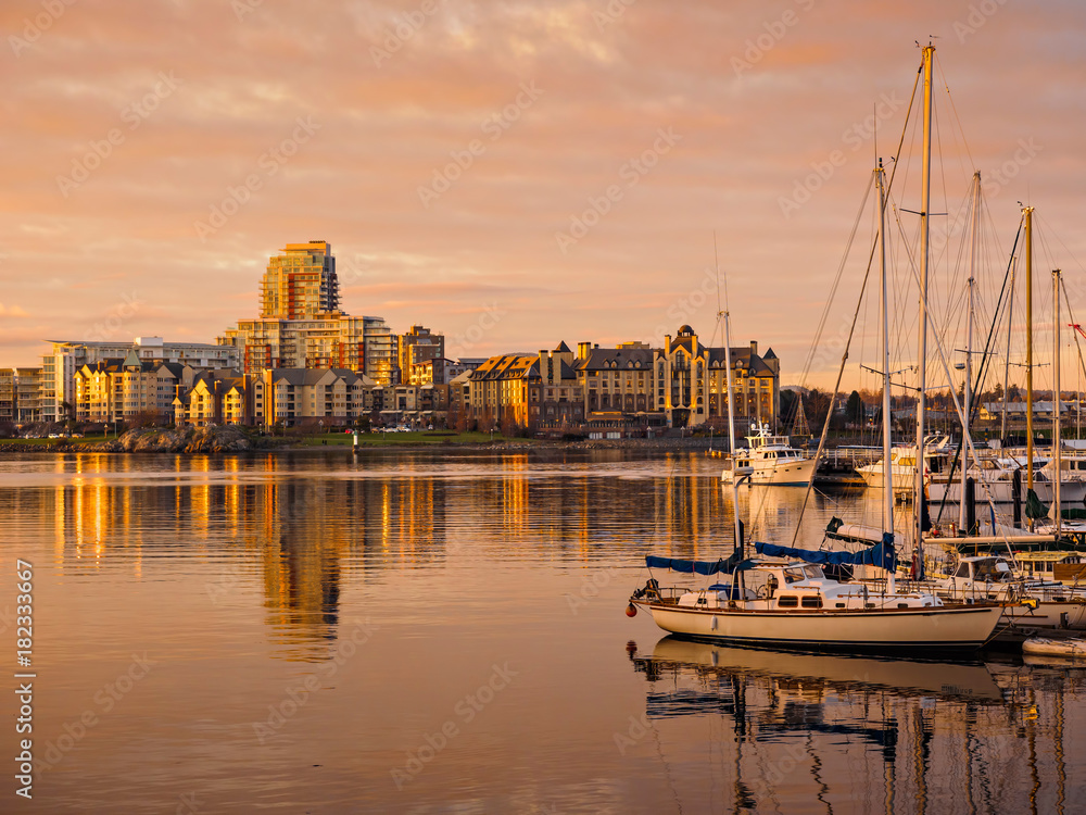 Inner Harbor of Victoria, British Columbia, Vancouver Island, Canada