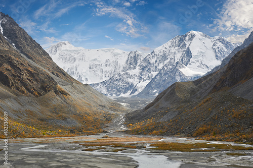 Beautiful autumn landscape, Altai mountains Russia.