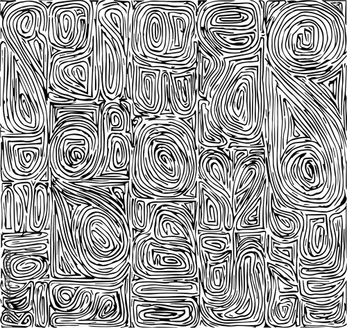 abstract illustration of fingerprint isolated circuit