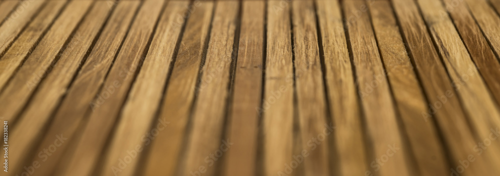 Fototapeta premium Empty wooden flooring battens