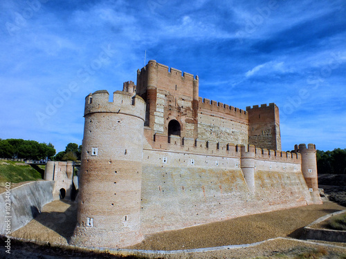 castillo de la mota en medina del campo photo