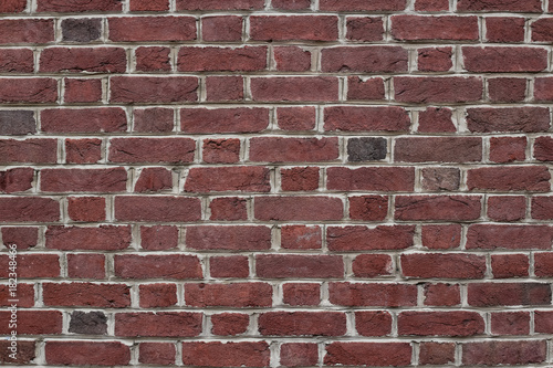 Red brick wall backround