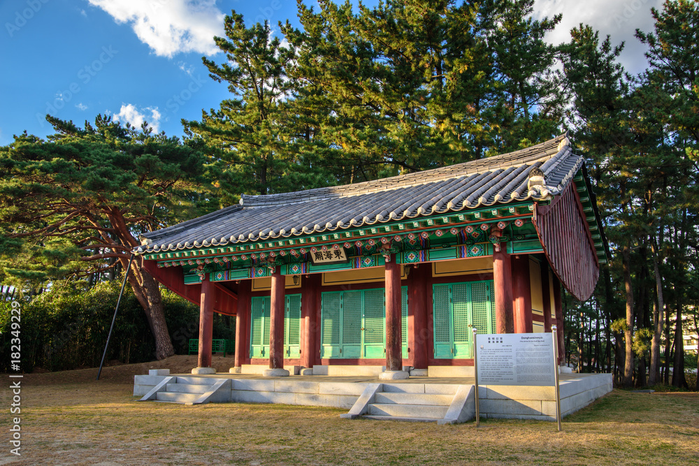 Yangyang, Gangwon-do, South Korea - Donghaesinmyo (The shrine for the Ease Sea God)