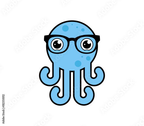 octopus logo icon mascot