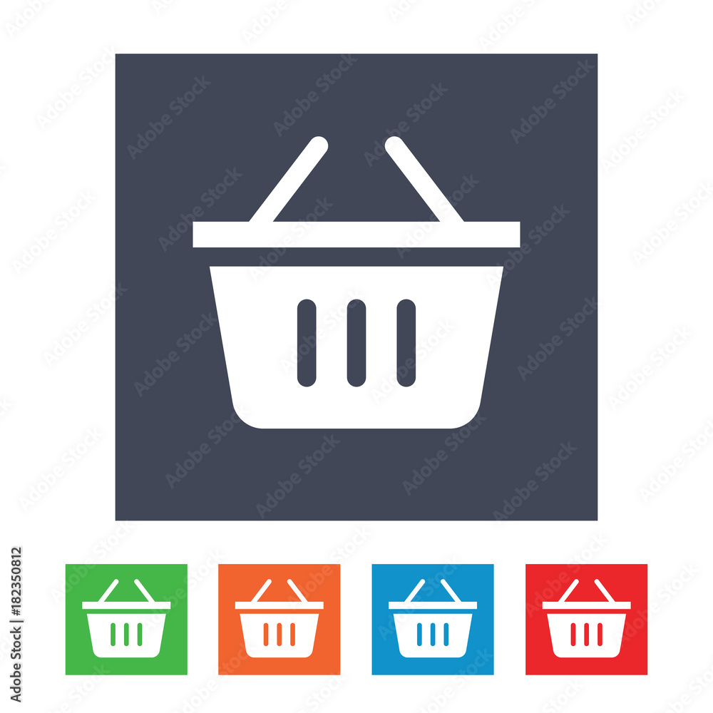 Ecommerce basket icon Ecommerce basket icon