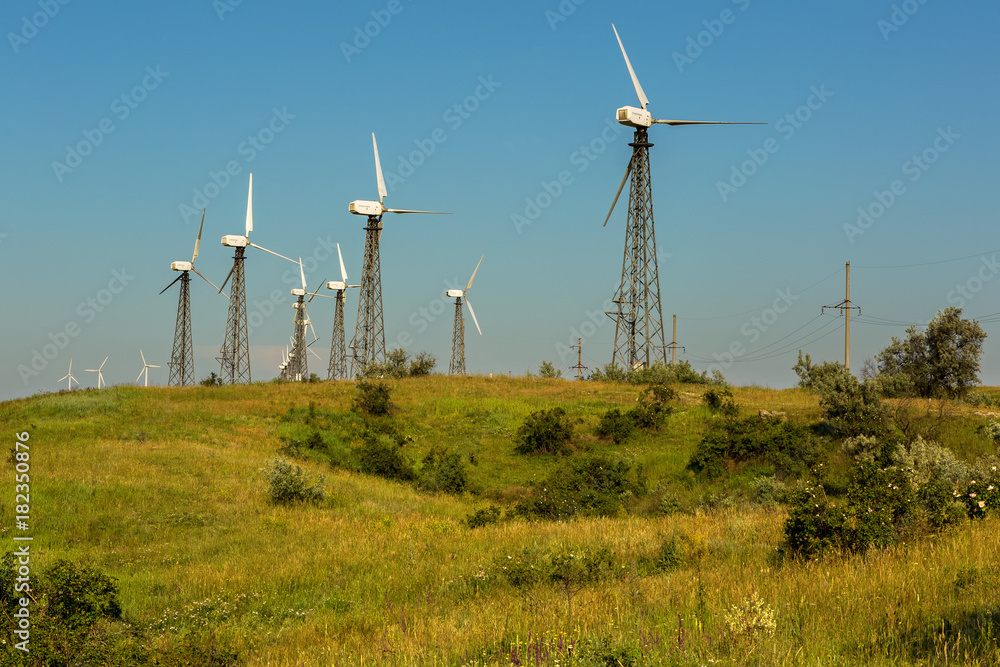 Wind power stations on Crimean peninsula Wind power stations on Crimean peninsula