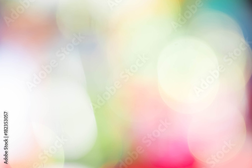 Abstract blur beautiful light colorful for wallpaper background.