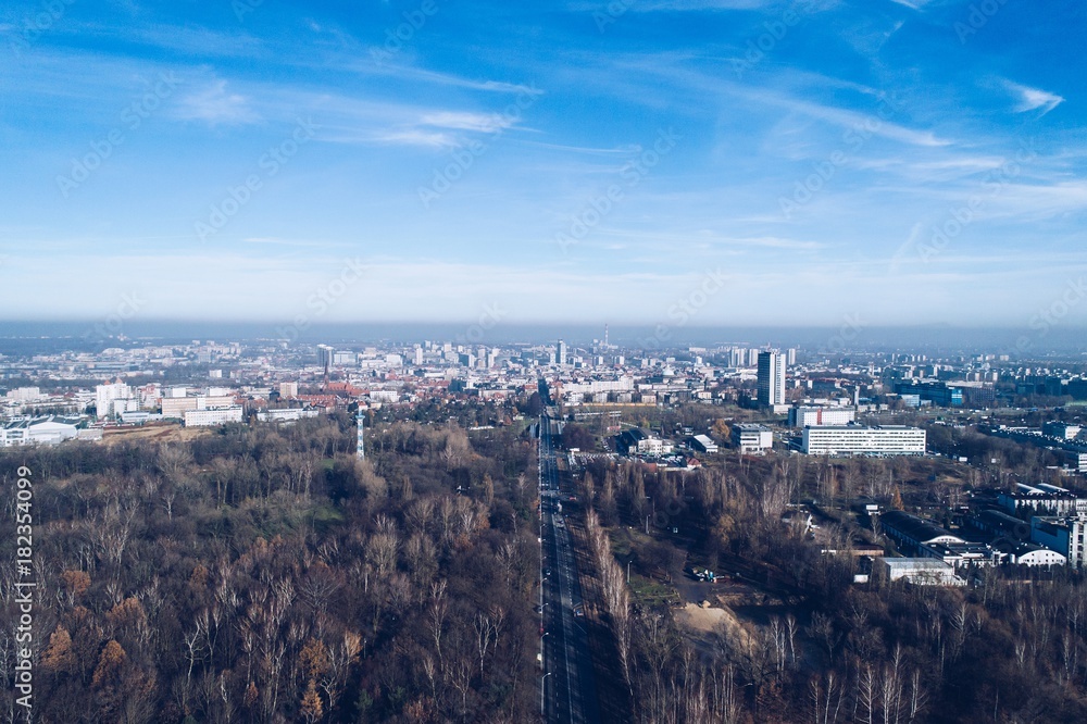 Smog and air pollution in Katowice