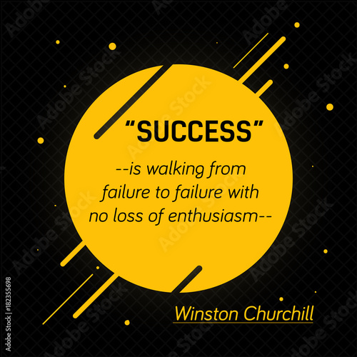 Creative Concept of Circle Pattern With Motivational Quotes Vector Illustration