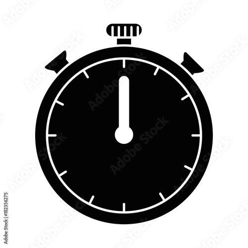chronometer clock isolated icon vector illustration design