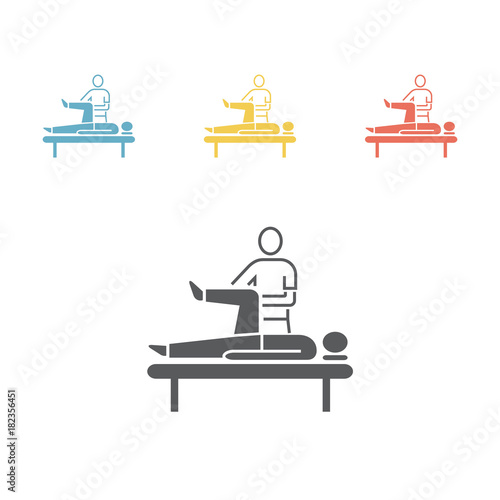 Massage Flat Icon.