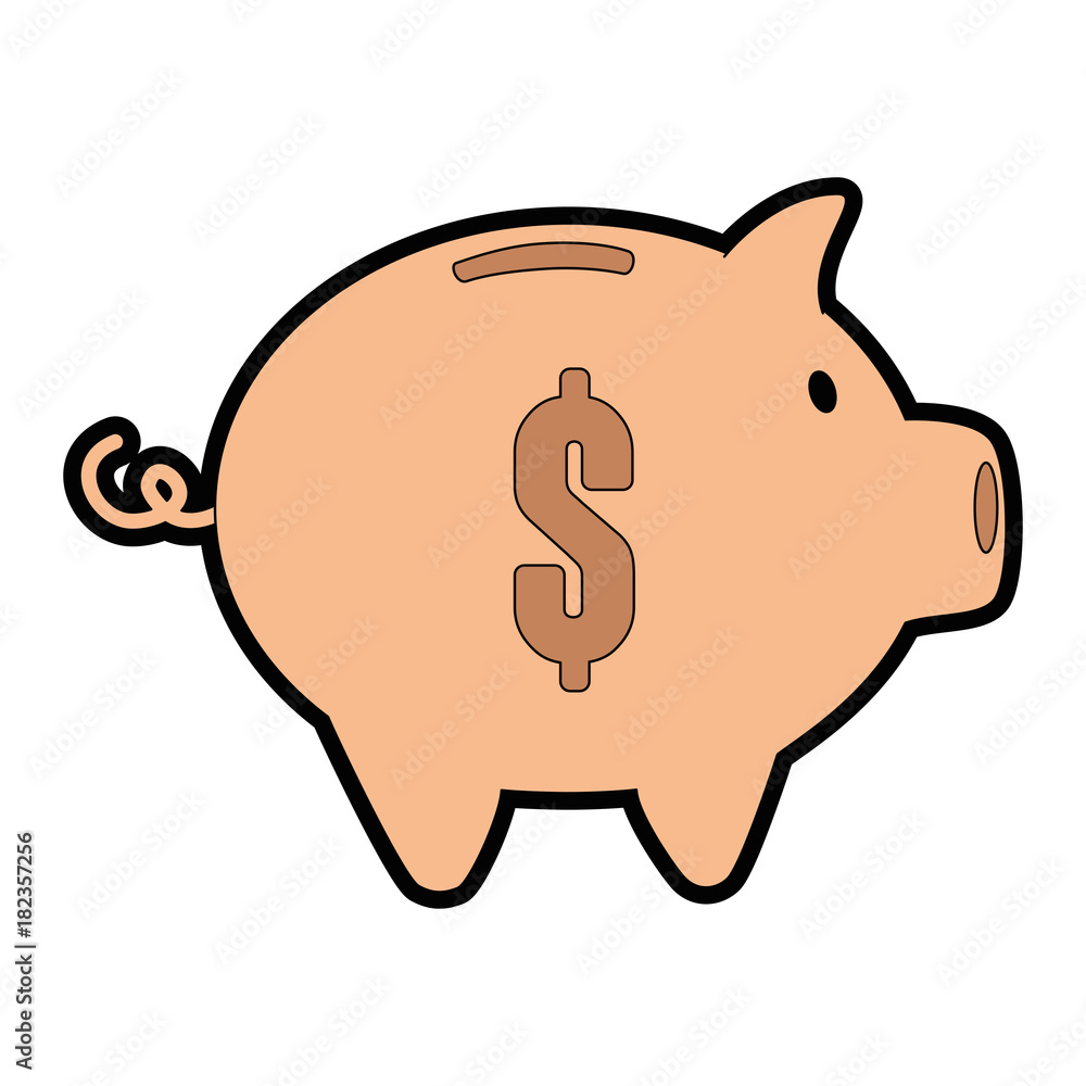 piggy savings isolated icon vector illustration design piggy savings isolated icon vector illustration design
