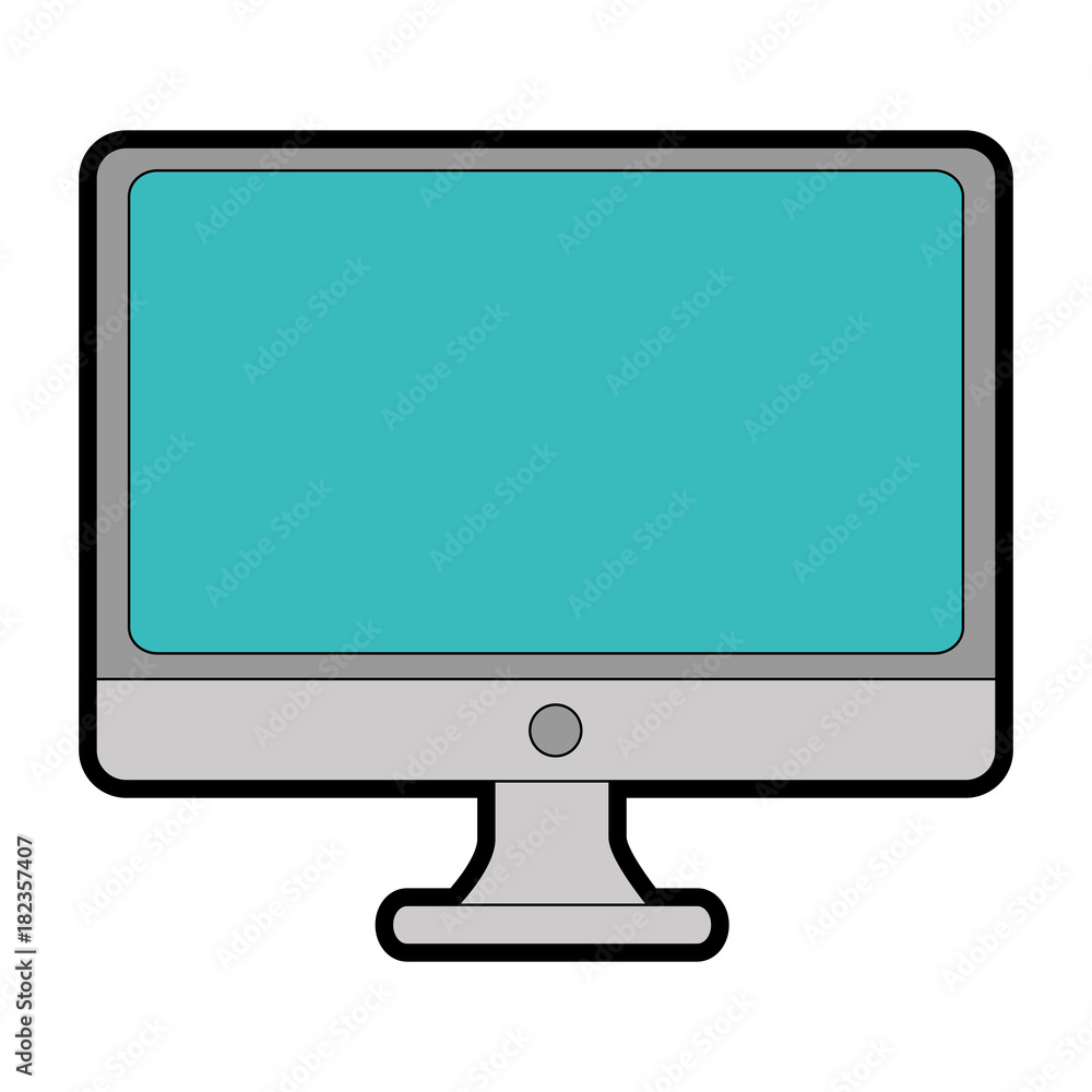 monitor computer isolated icon vector illustration design monitor computer isolated icon vector illustration design