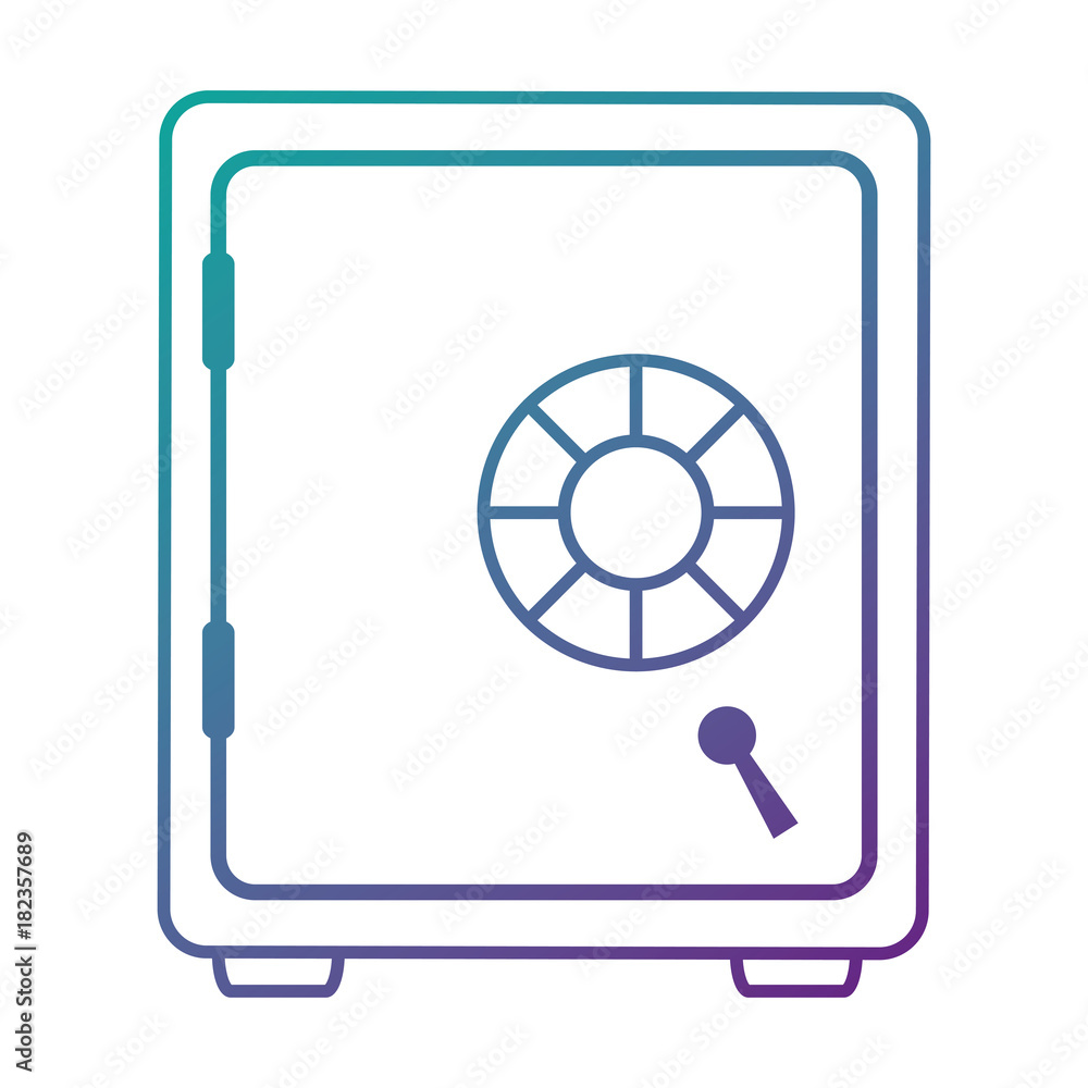 safe box isolated icon vector illustration design