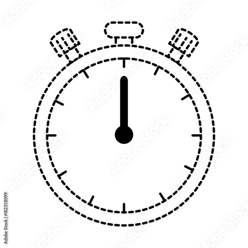 chronometer clock isolated icon vector illustration design