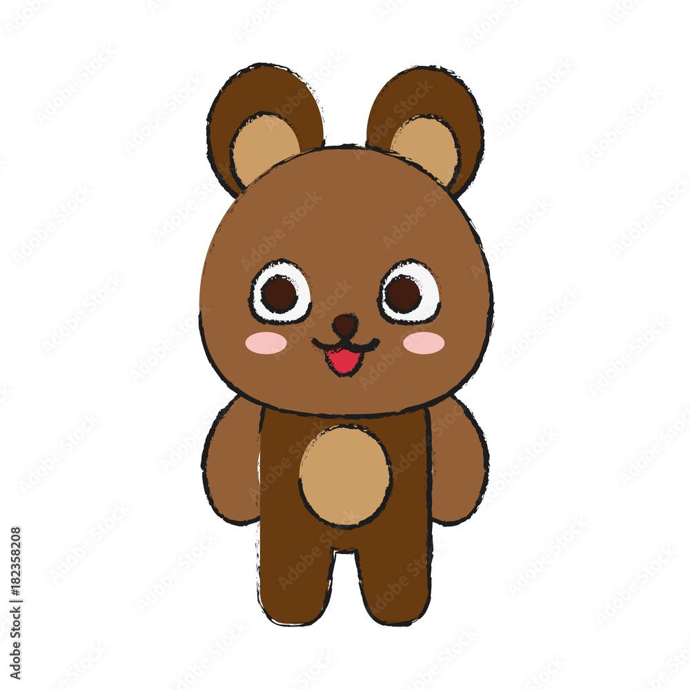 Obraz premium Cute bear cartoon