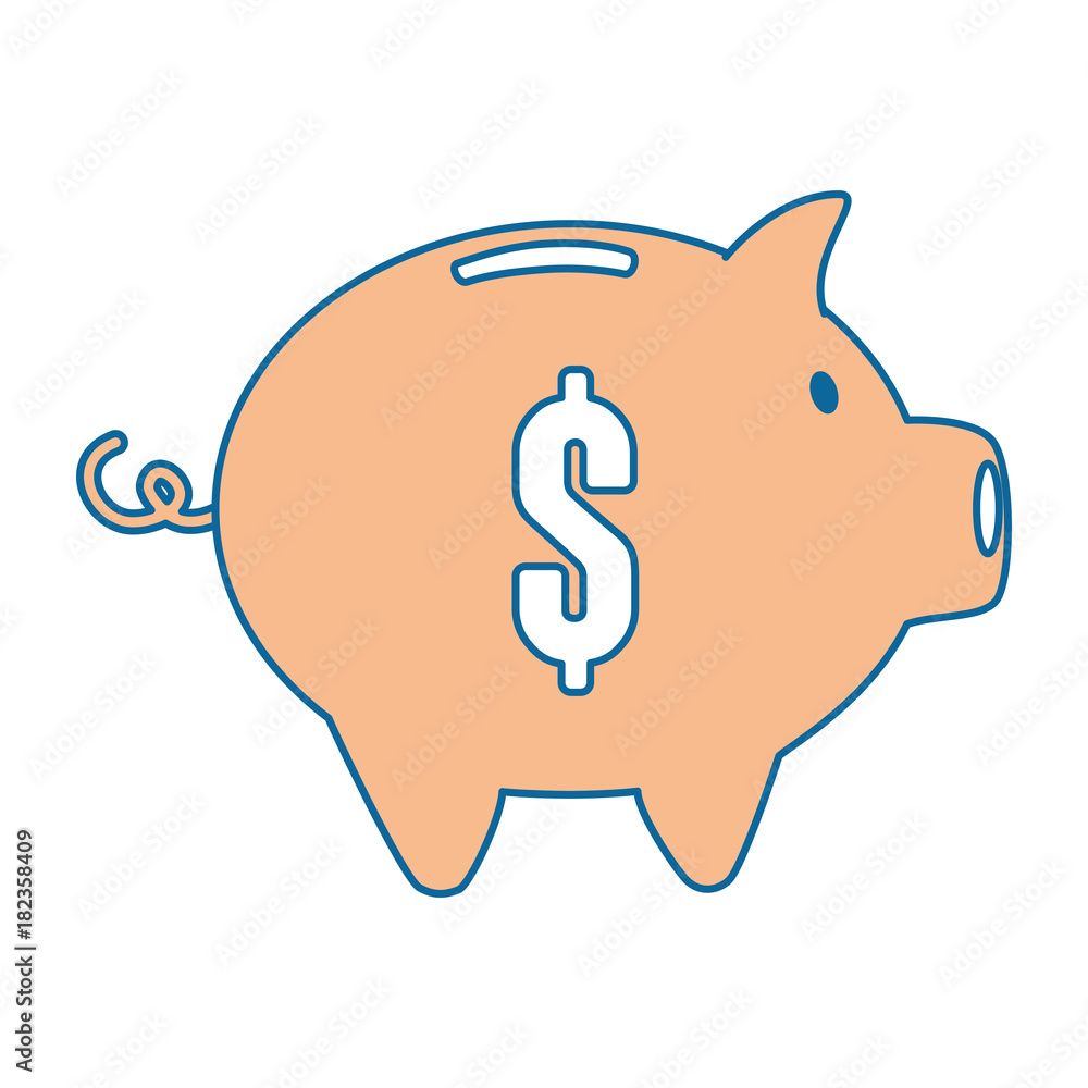 piggy savings isolated icon vector illustration design piggy savings isolated icon vector illustration design