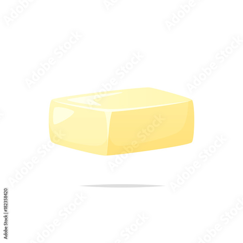 Butter vector isolated illustration
