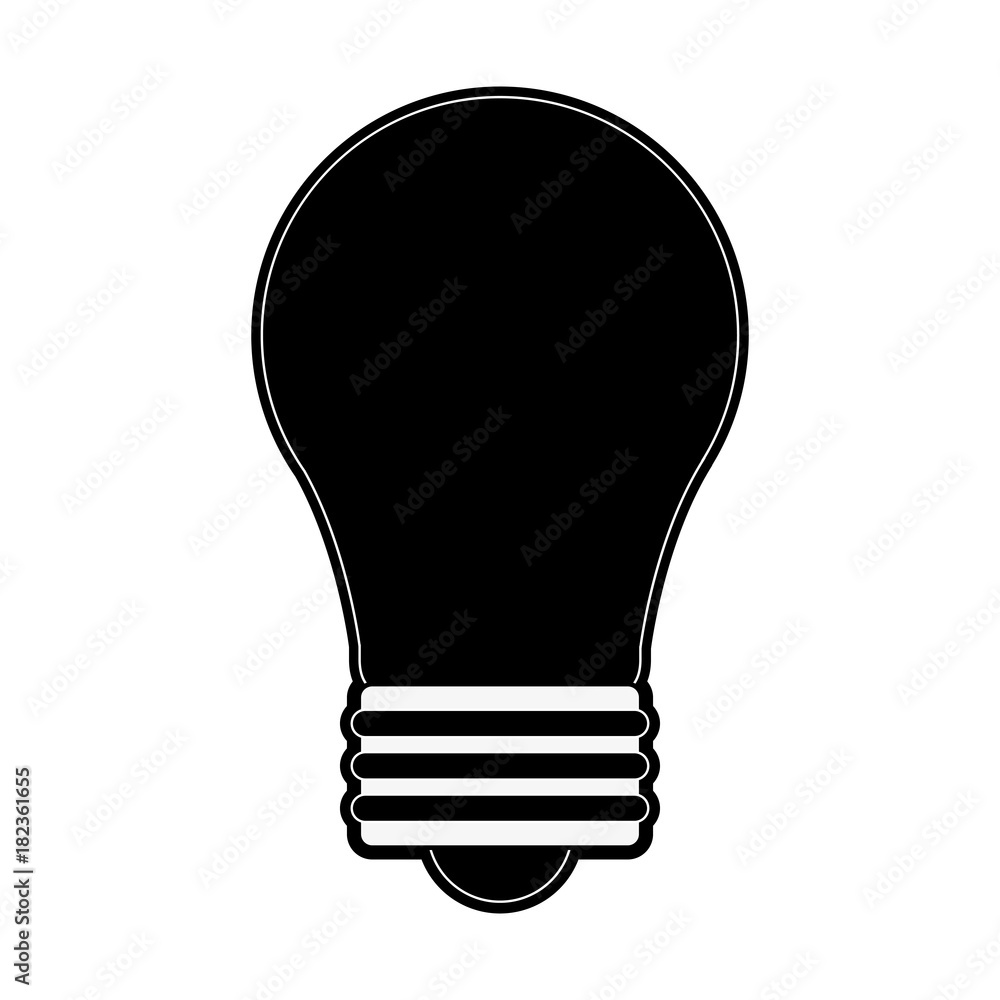 Obraz premium Bulb light energy icon vector illustration graphic design