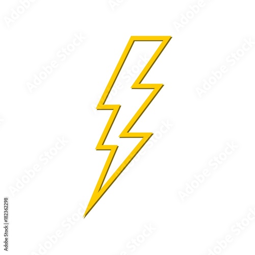 Lightning bolt icon 