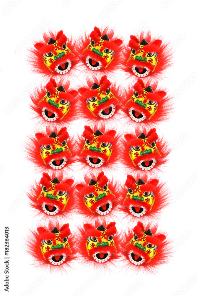 Chinese New Year Lion Heads