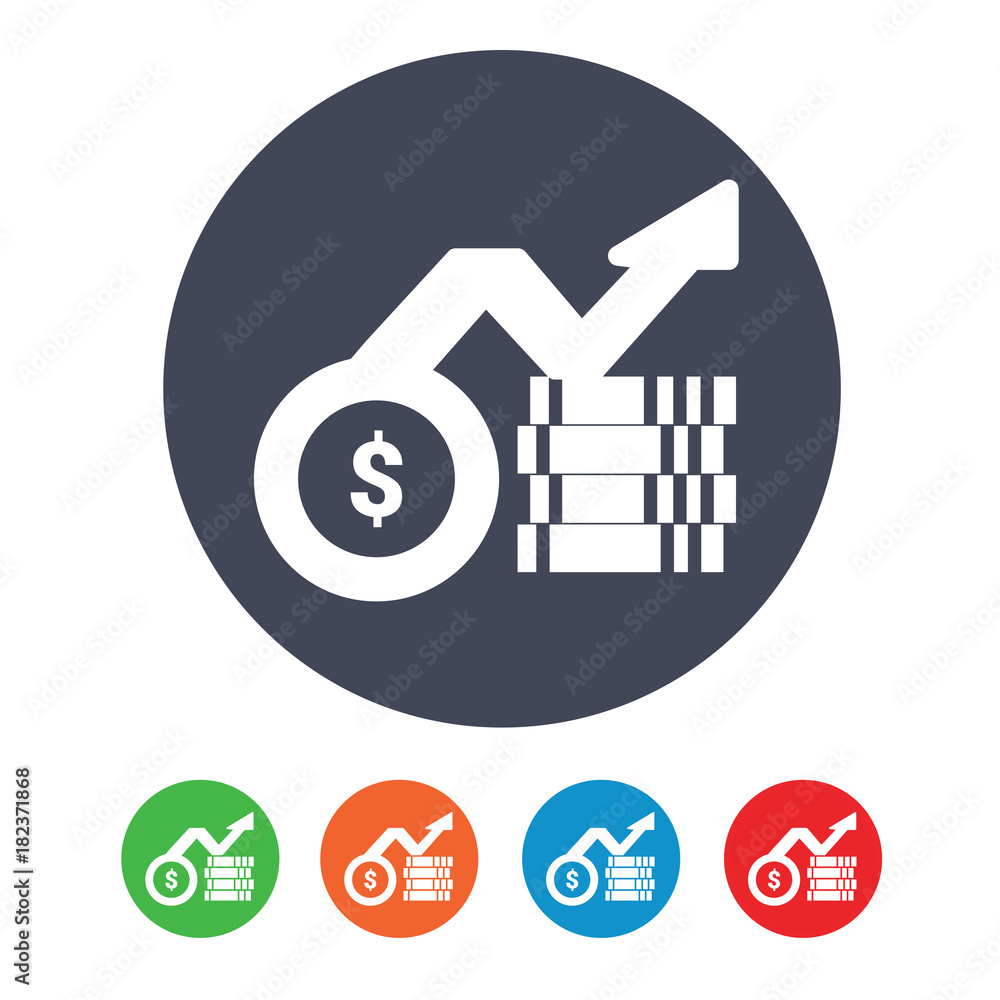 financial market icon financial market icon