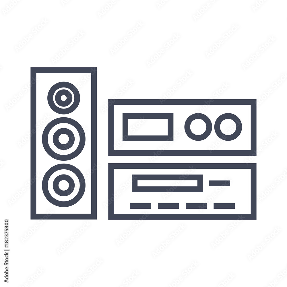 music system icon music system icon