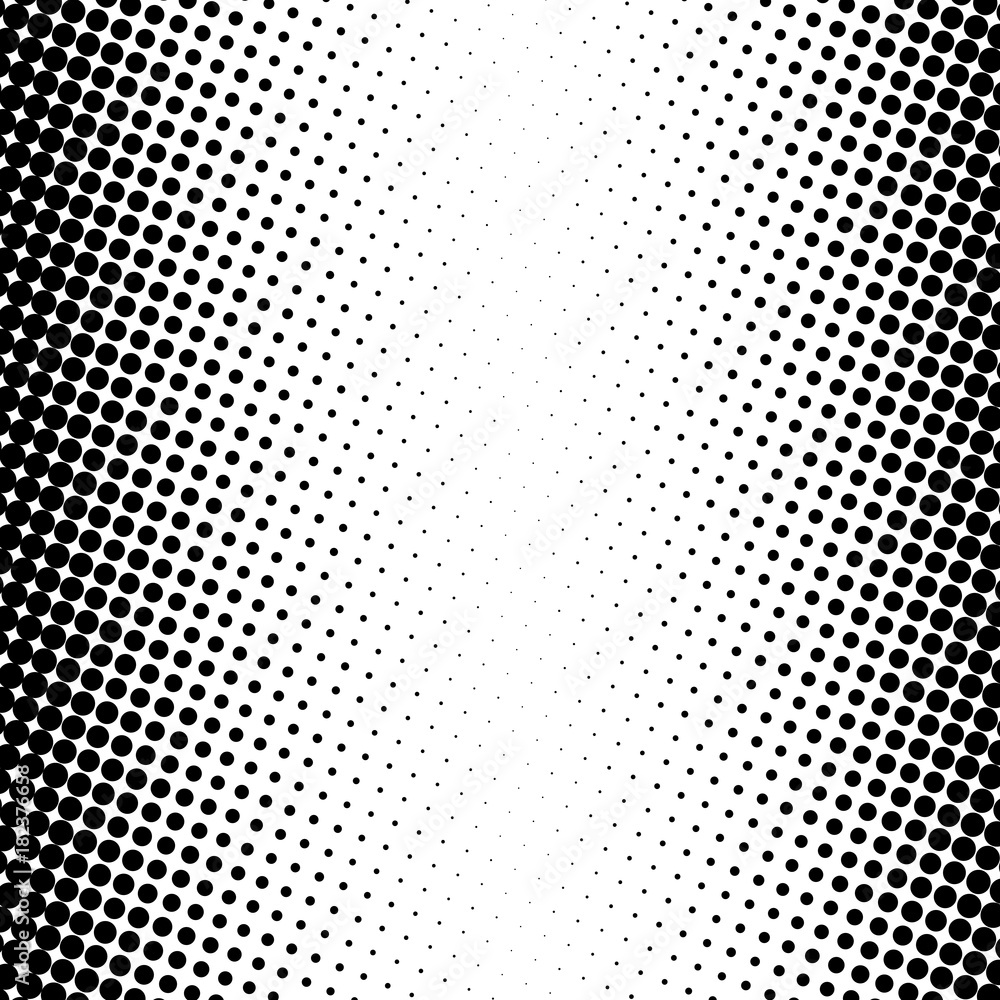 Vector pop art dotted halftone template background. Abstract pattern with dots.