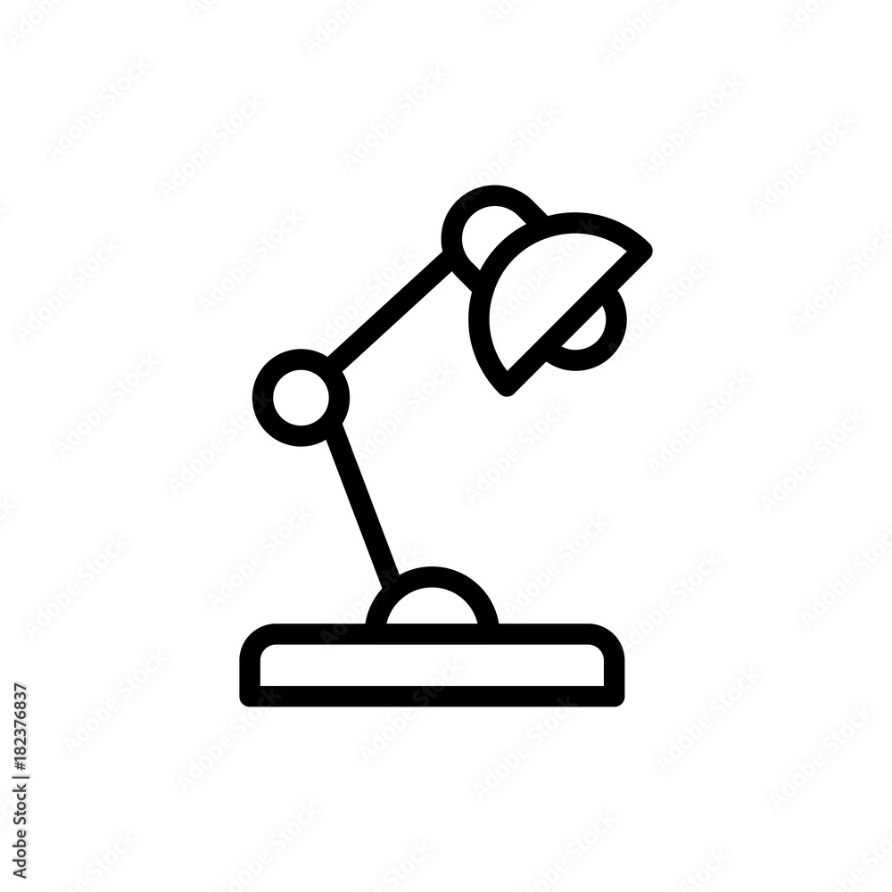 Lamp flat icon Lamp flat icon