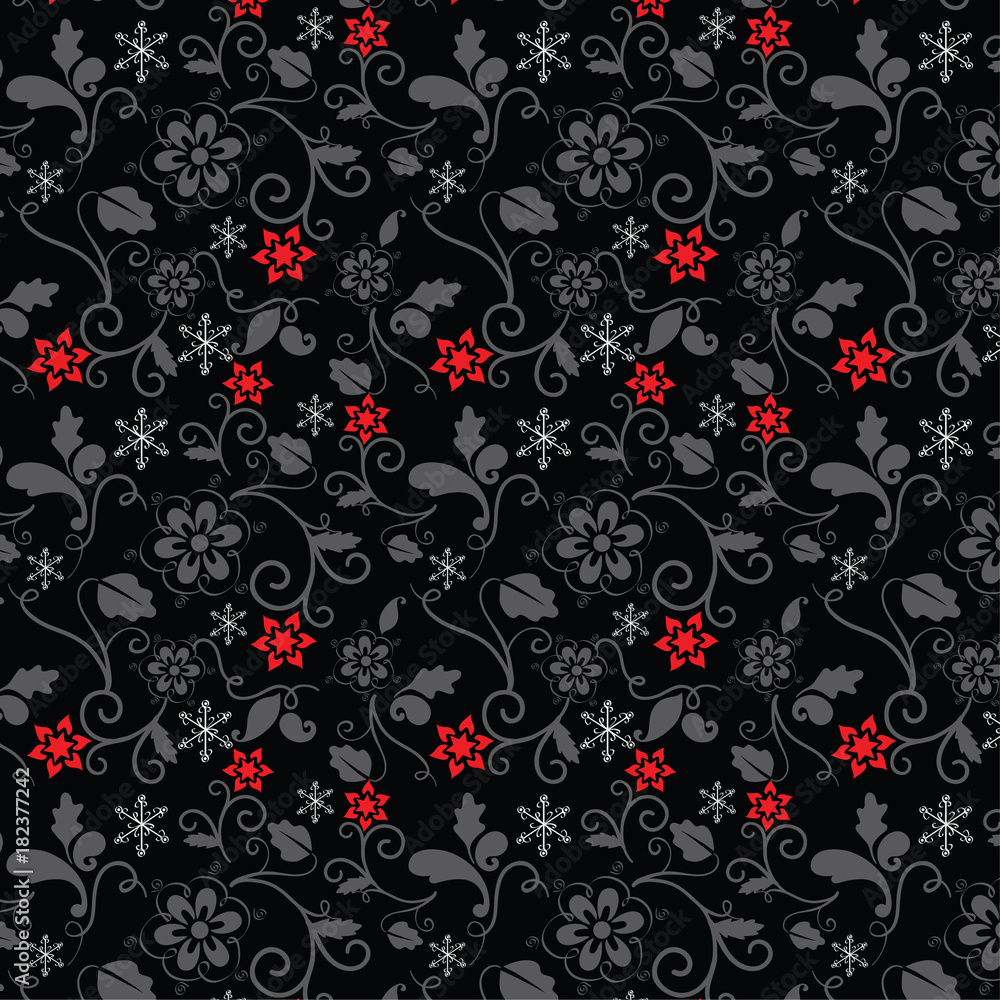 Fototapeta premium Christmas patterns