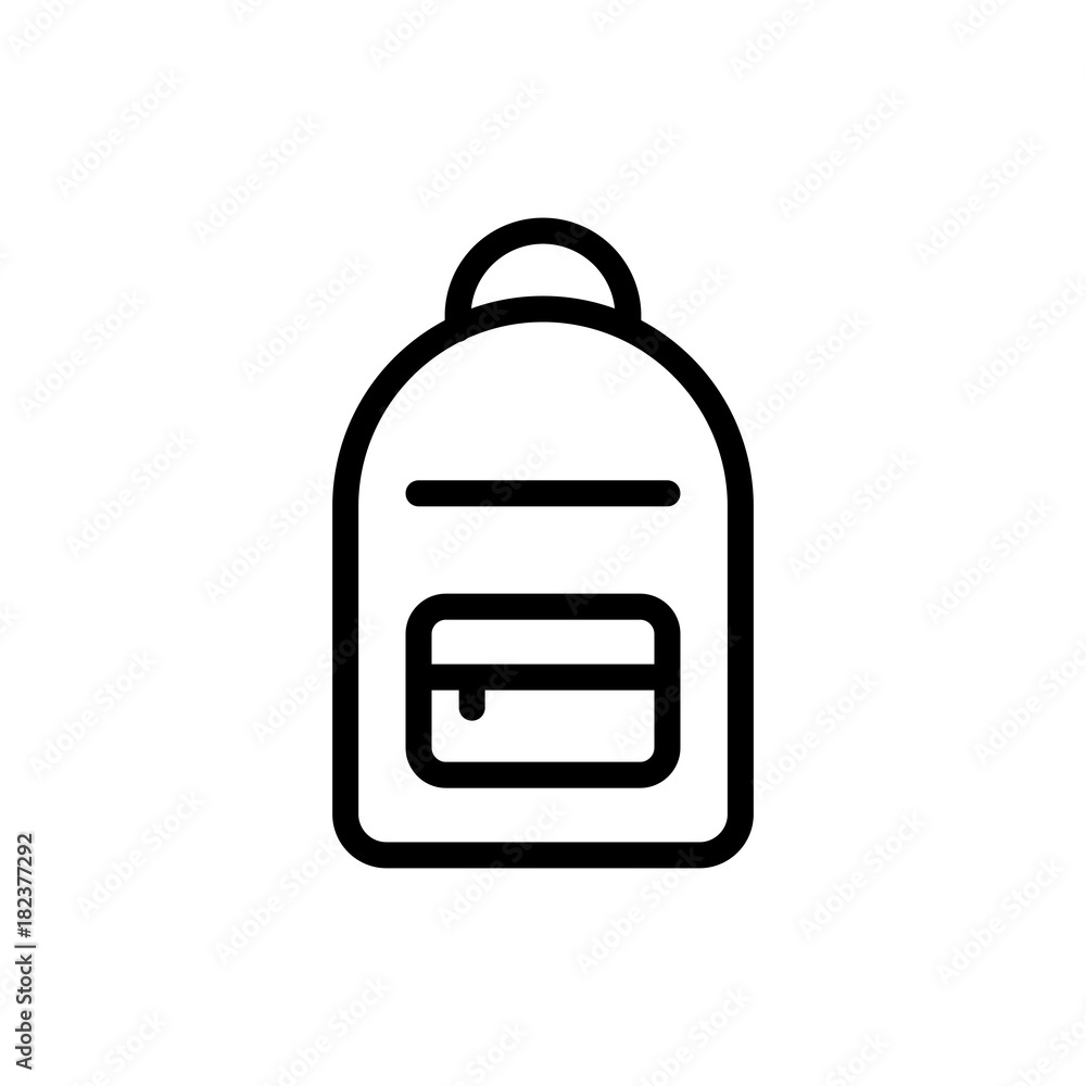 Obraz premium Backpack icon