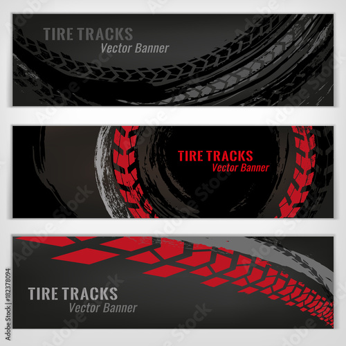 Tire Banners Set