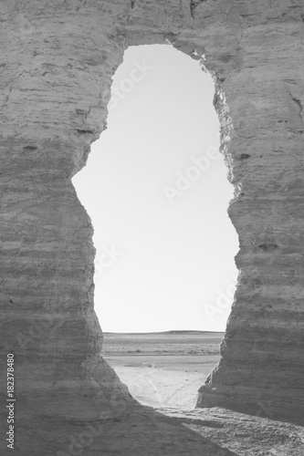 The Beautiful View of Monument Rocks
