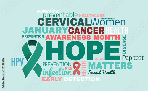 Cervical cancer concept