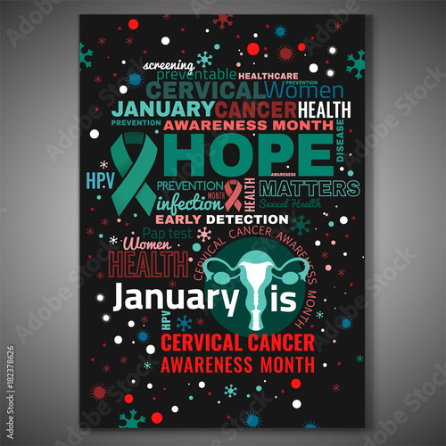 Cervical cancer concept