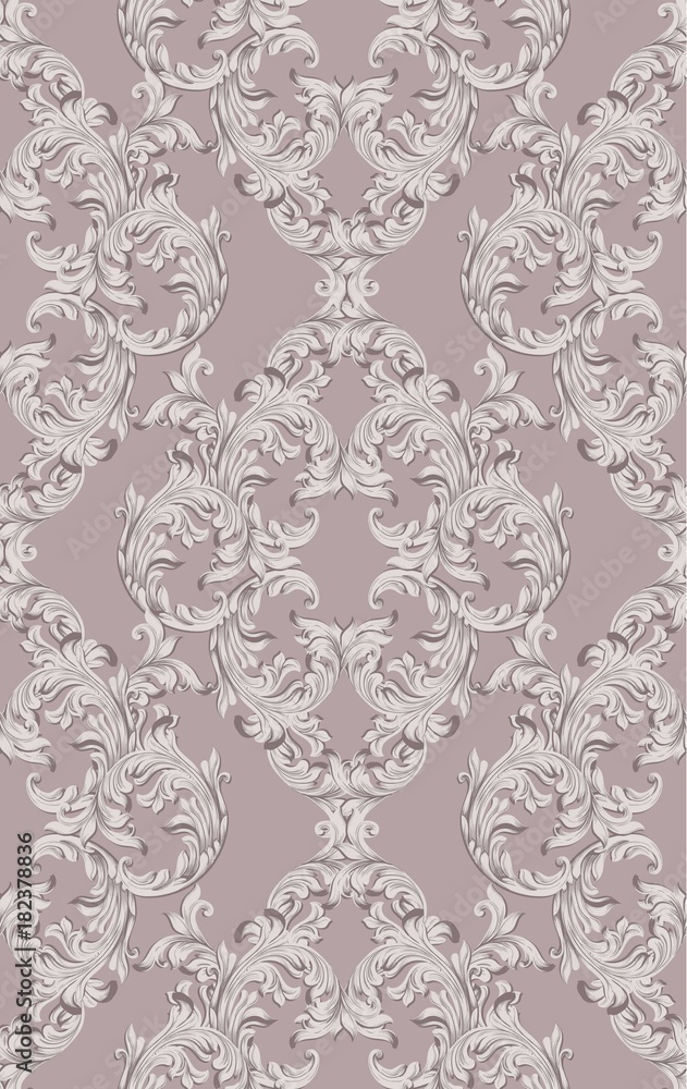 Damask pattern Vector illustration handmade ornament decor. Baroque background textures Damask pattern Vector illustration handmade ornament decor. Baroque background textures