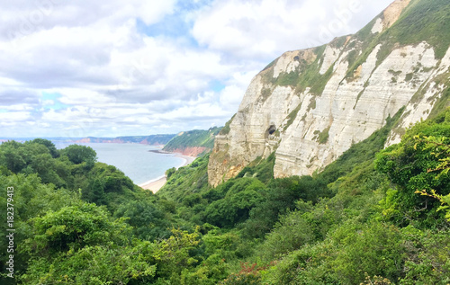 Cave in the cliff 